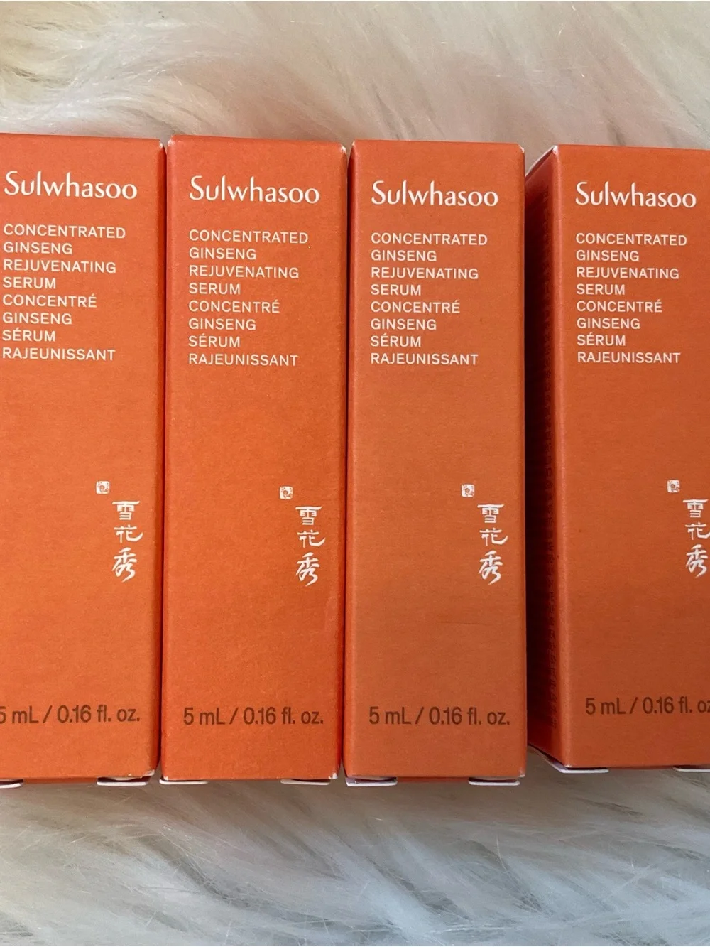 Sulwhasoo Concentrated Ginseng Rejuvenating Serum - New x4